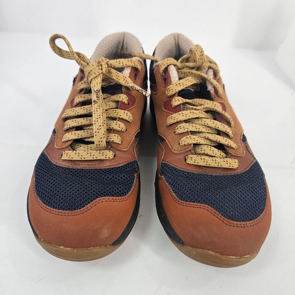 Lems Trailhead Women's Sequoia Hiking Trail Shoes Boots Brown Blue Size 8B Vegan - Picture 9 of 11